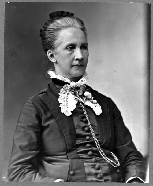 black and white portrait of Belva Lockwood